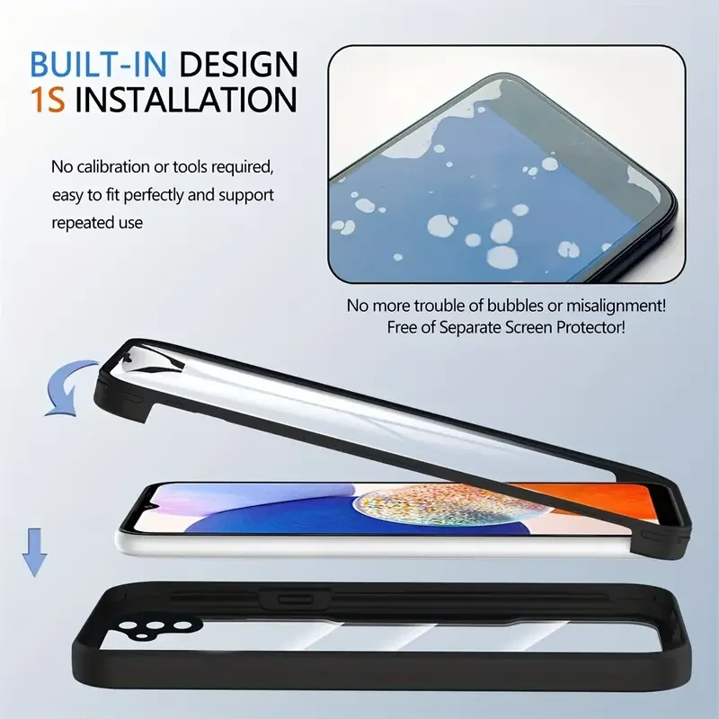 360 Double-Sided Full Cover Heavy Duty Protective Case