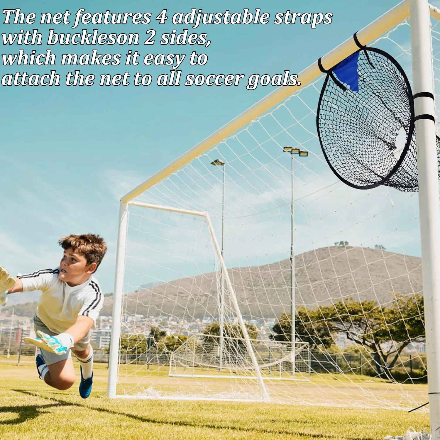 Soccer Football Target Net Foldable Football Training Net Outdoor Throwing Target For Kicking Accuracy Training soccer goal net