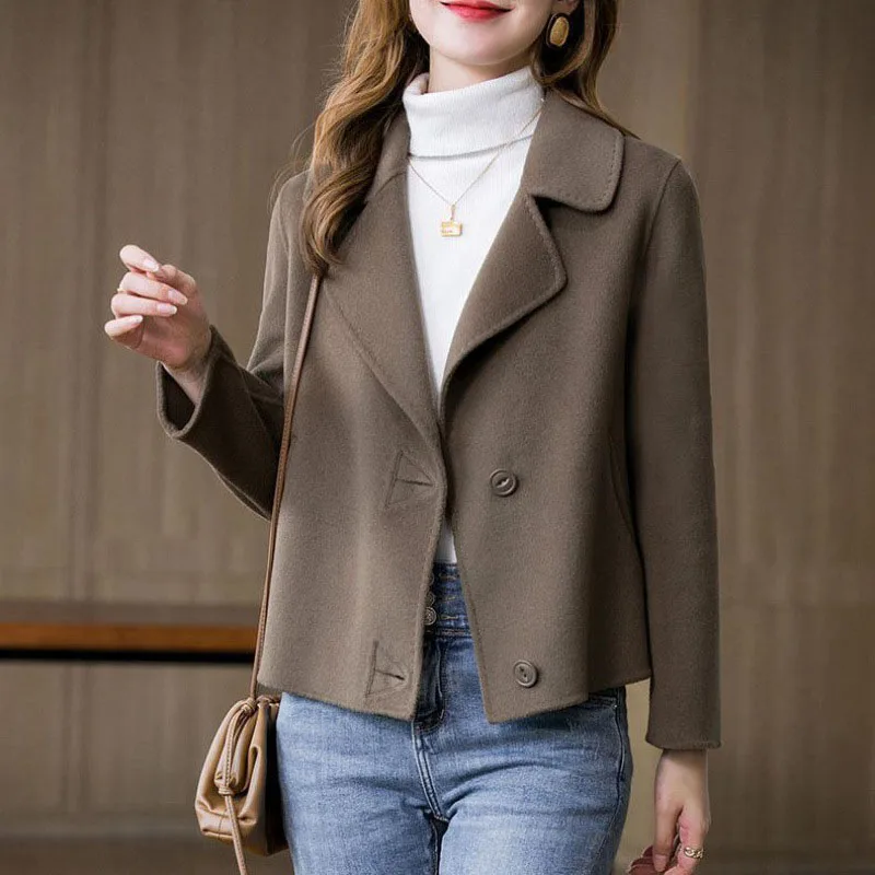 Woolen Coat Short Womens Winter Jackets Autumn Winter Jackets