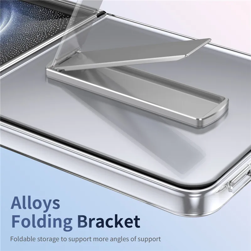 Shockproof Armor Case with Front Screen Protector and Stand Holder for Samsung Galaxy Z Flip Series