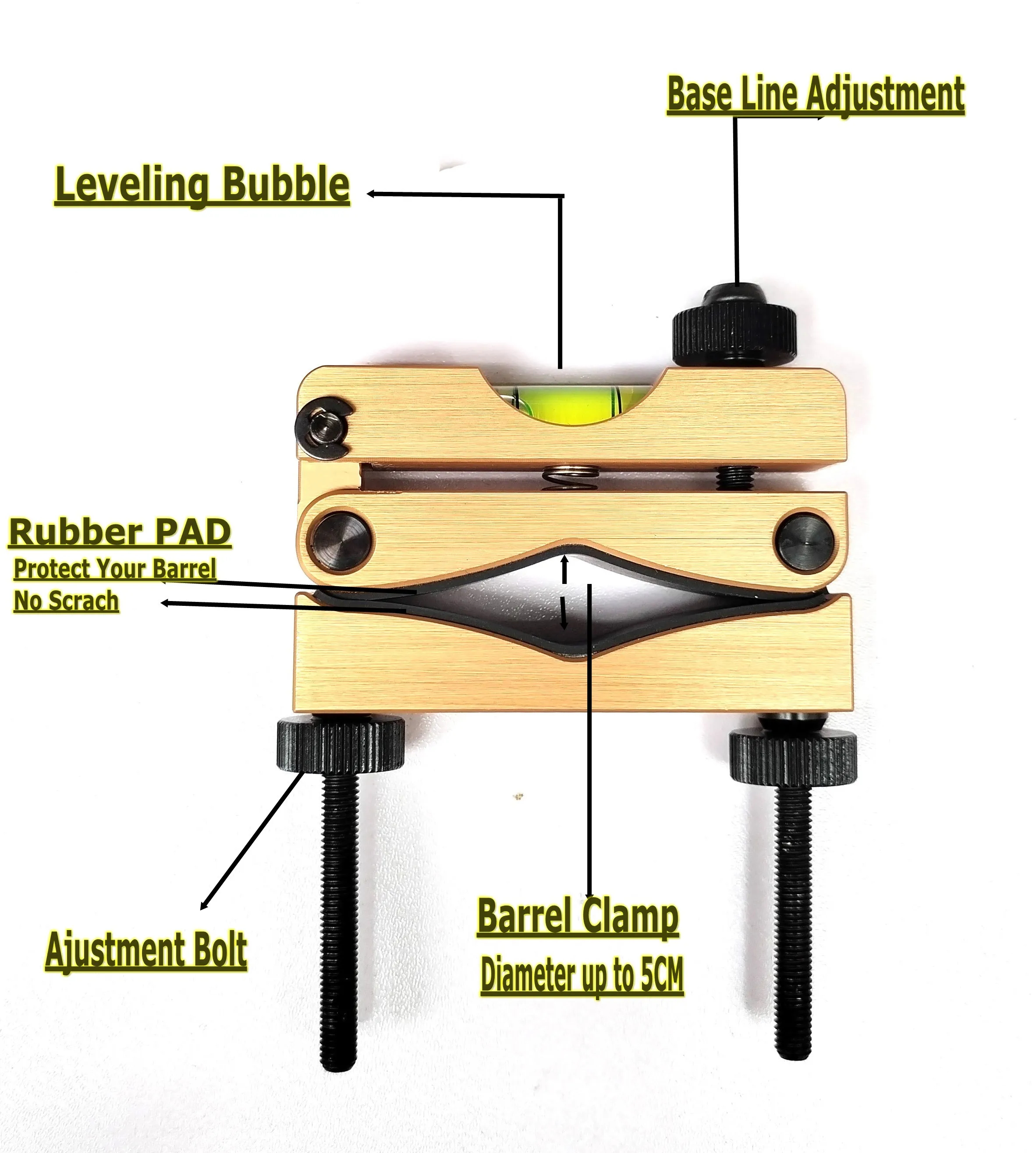 Scope Level Mounting Kit Universal Bubble Leveling Tool Magnetic Rifle Scope Mount Kit High-Precision Bubble Leveling System rifle scope mount scope mount adapter scope bubble level