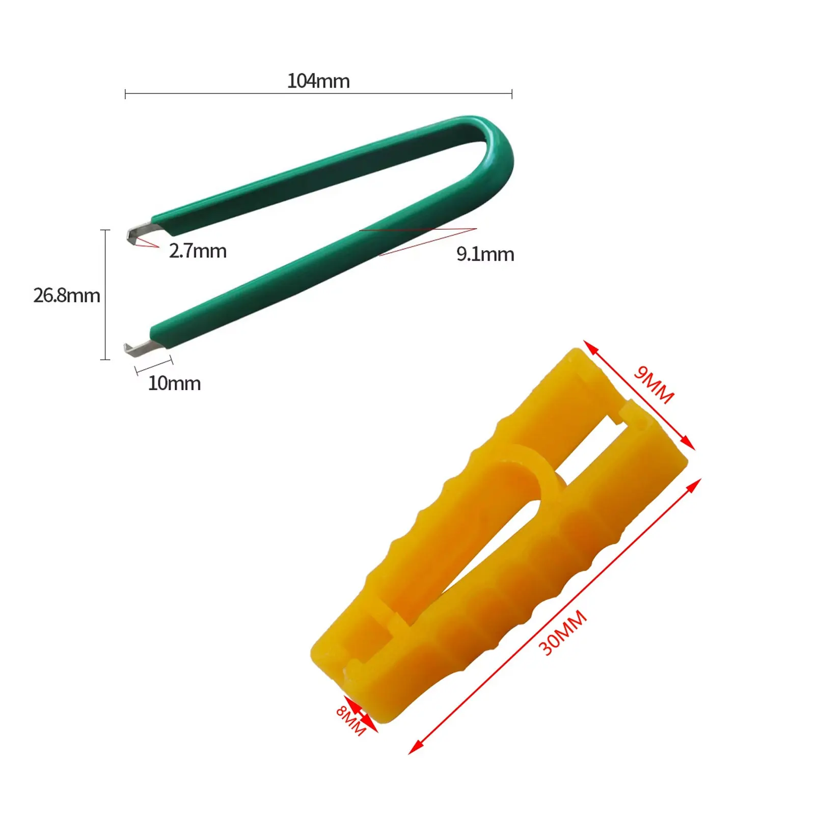 Fuse Puller Car Automobile Fuse Clips Tools Extractor Removal Security Tool Accessories Car Auto Van Blade Mini Plastic & Metal