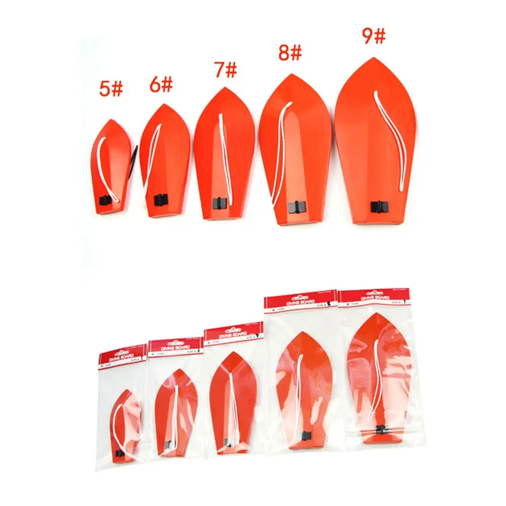 Hot Adjustable Weight Red Plastic Plan Fishing Diving Board Diver Plate Trolling Tool Artificial Bait