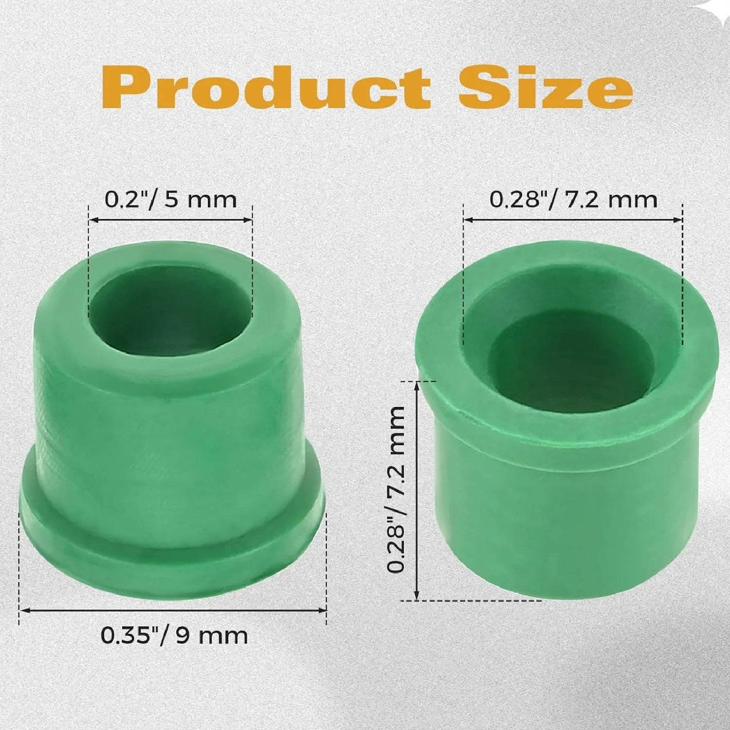 R410A/R134A 1/4 퀵 커플러 충전 가스켓에 맞는 100PCS 고무 가스켓 HVAC 호스 매니 폴드 씰링 O-링 수리 키트 녹색