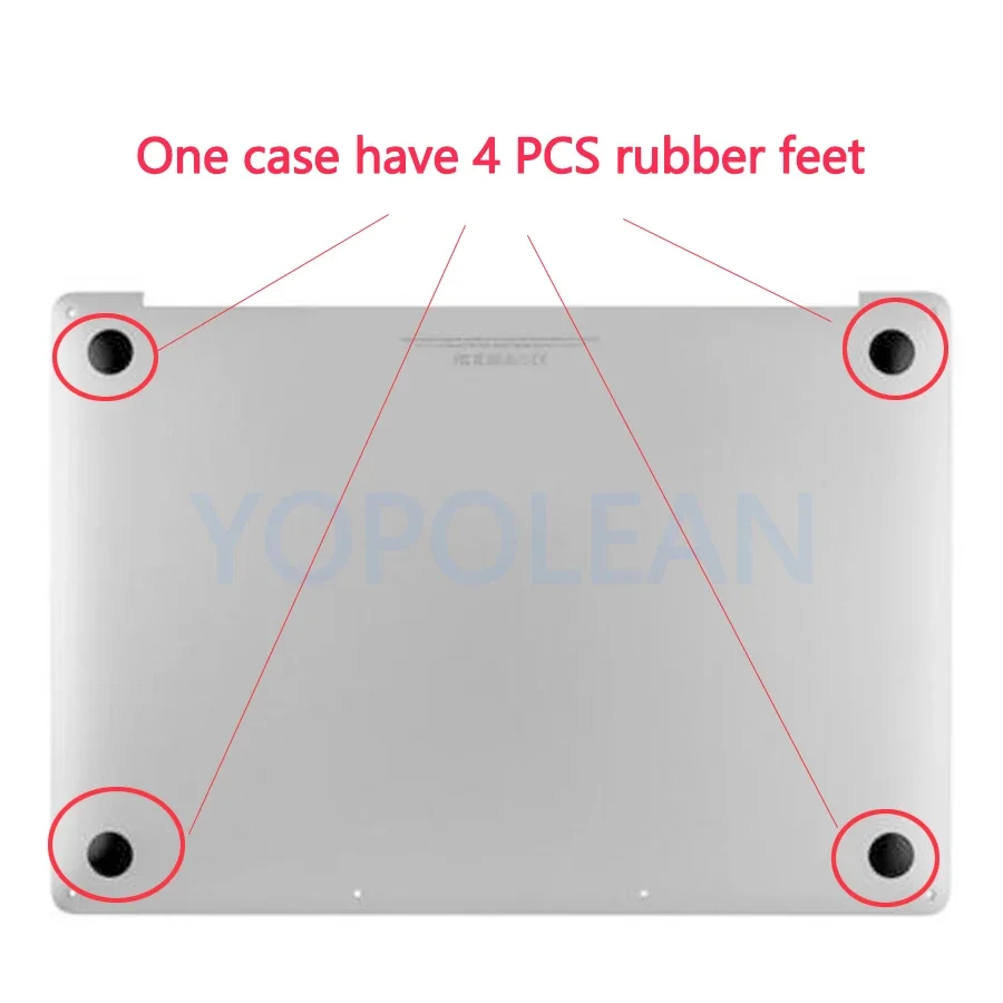 25sets/lot New Bottom Rubber Feet Foot For Macbook Pro 13" A1278 15" A1286 17" A1297 2008 2009 2010 2011 2012