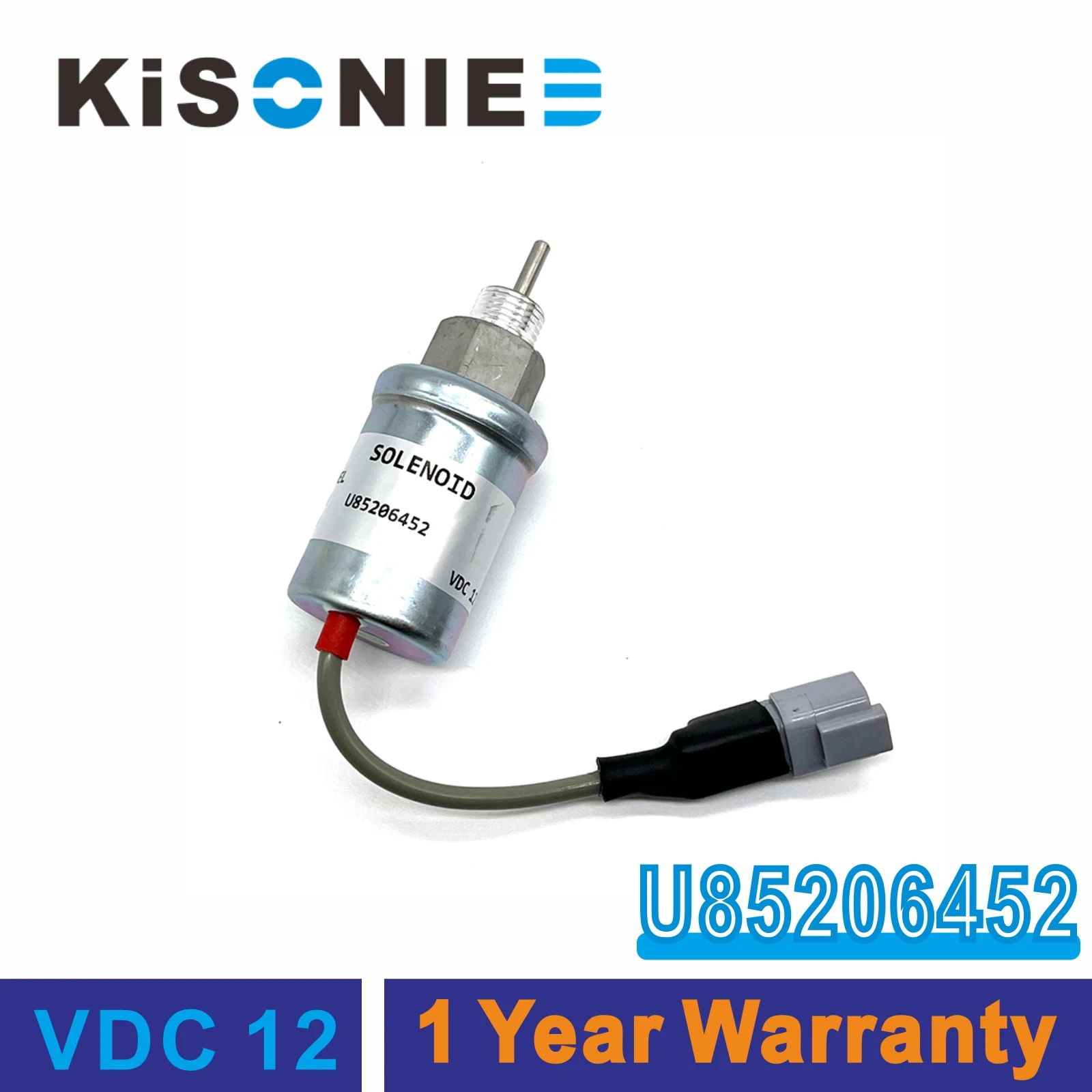 

U85206452 Fuel Shut Off Solenoid 185206452 U85206520 for Caterpillar Engine 3011C 3013 Perkins 402D 403C Stop Solenoid 12VDC