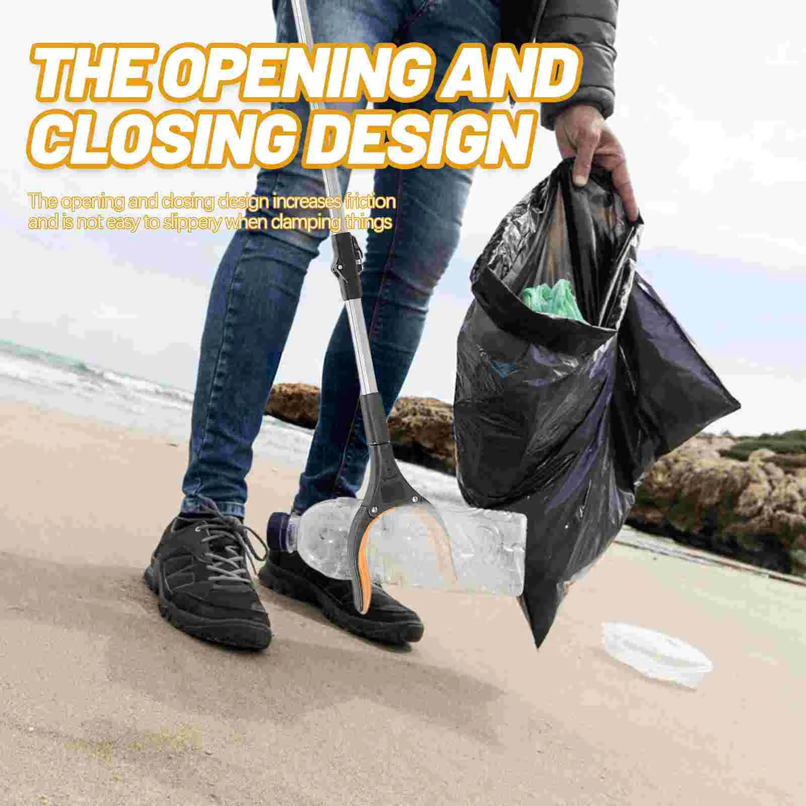 The Collector Picker Upper Grabber Foldable for Elderly Tool Heavy Duty Home Gadgets and Accessories Litter