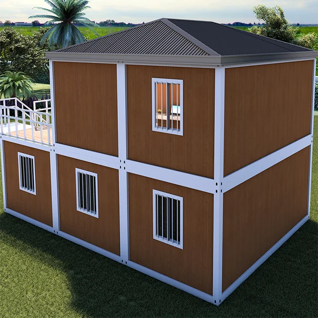 Factory-customized 3 4 bedroom prefabricated houses Flat house for 40-foot luxury prefabricated containers with 2 floors 2