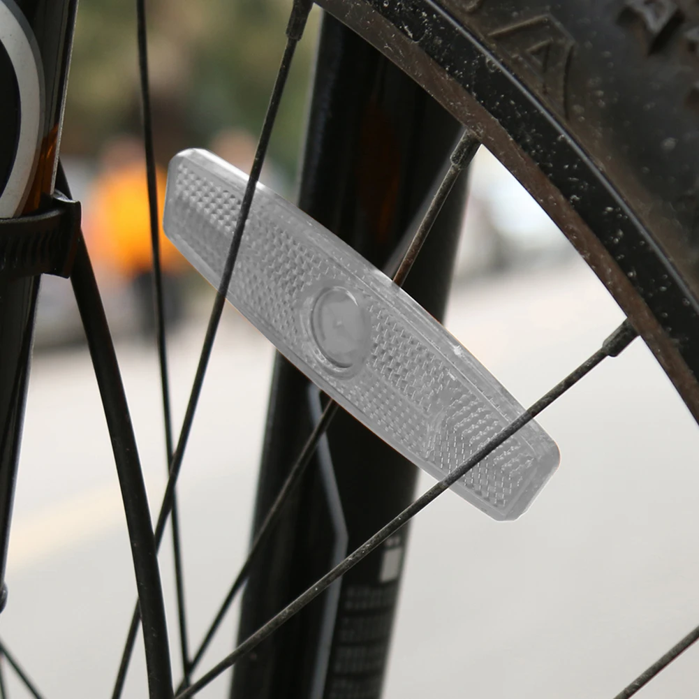 1-4pcs Bicycle Spoke Plastic Reflective Lens MTB Road Bike Warning Spoke Safety Reflector Wheel Rim Reflector Safe Warning Clip bicycle parts bicycle spokes