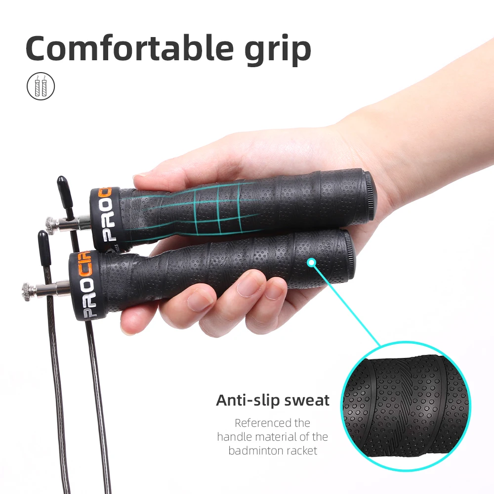 Crossfit Jump Rope Adjustable Wire Skipping Rope