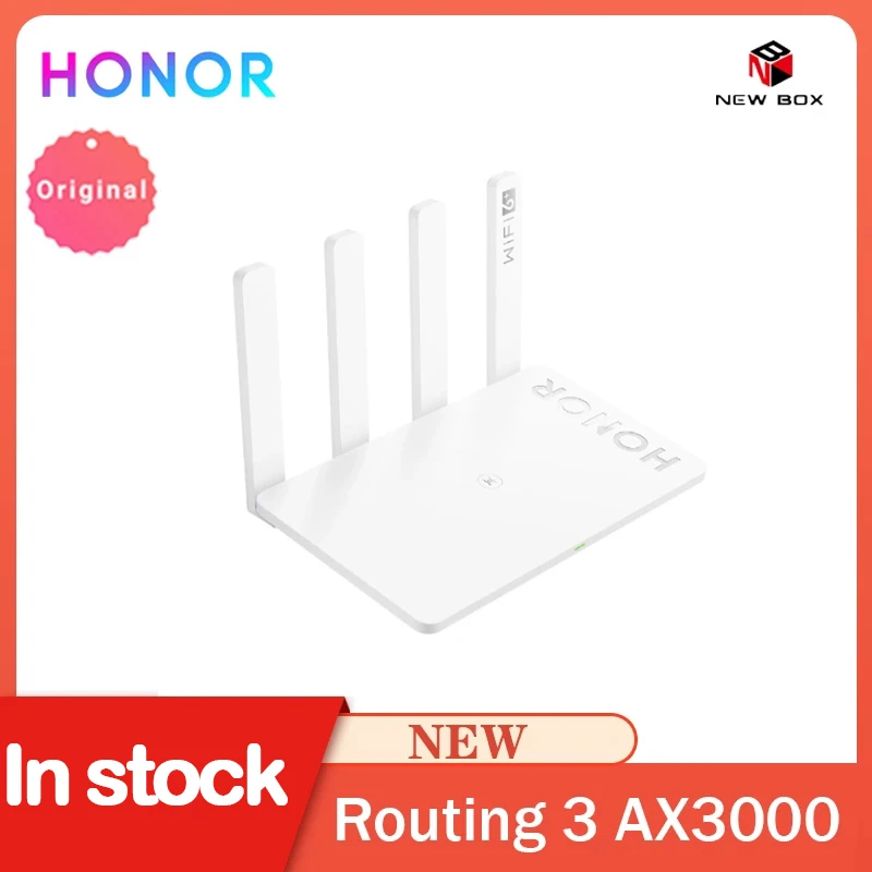 HONOR routing 3 AX3000 dual-core high-speed router WiFi6+ intelligent crossover line home through the wall wireless rate 3000M router signal booster