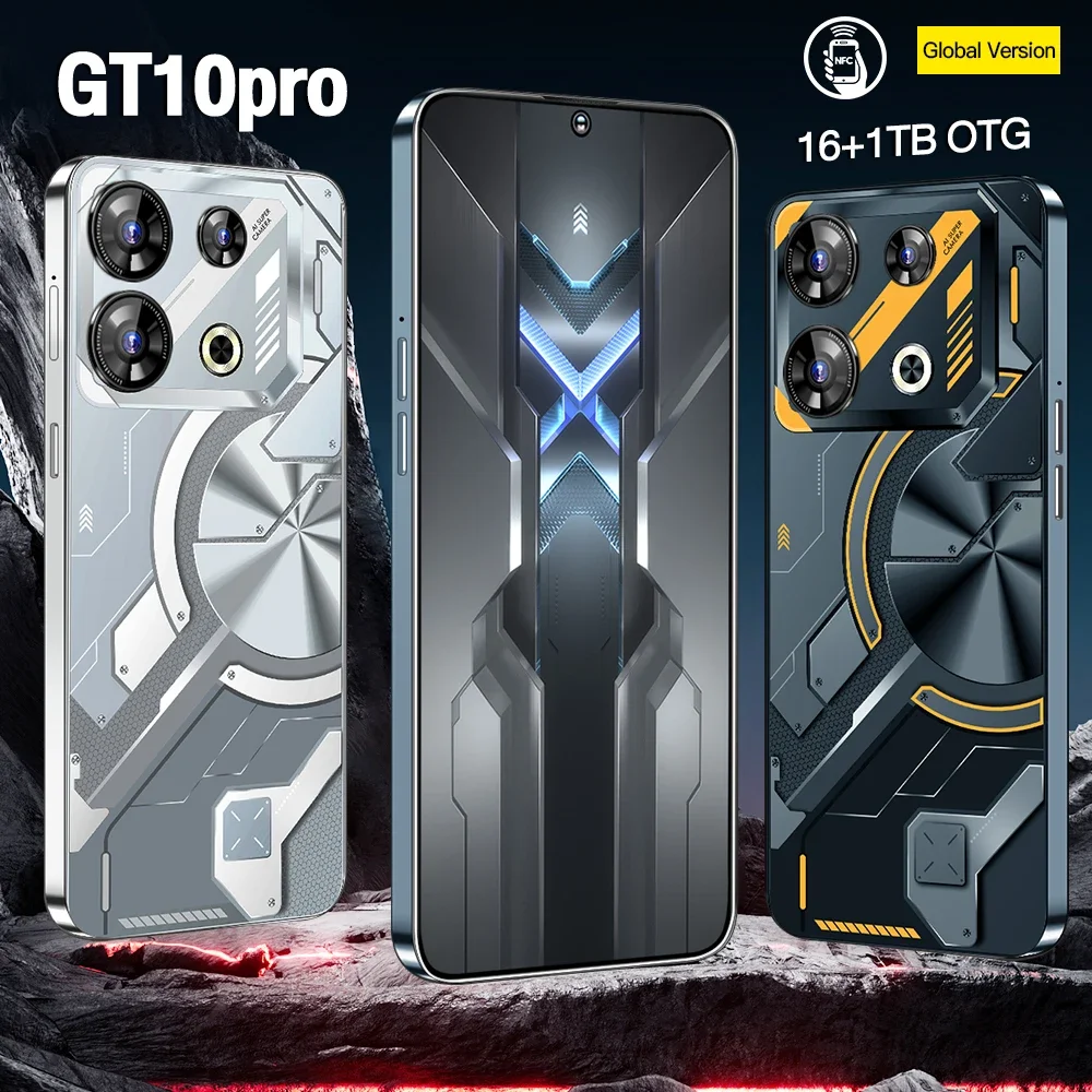 

Смартфон Global VER GT10 Pro, 10 ядер, 16 ГБ + 1 ТБ, 7,3 дюйма