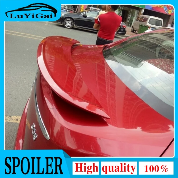 Per Peugeot 508 301 207 307 Spoiler Abs Plastica Car Rear Wing Trunk Spoiler Sport Nero/Bianco 2012-2016