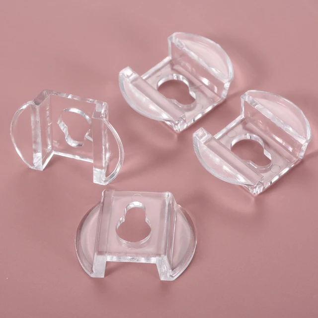 20pcs/set Clear Acrylic Picture Frame Hooks Gourd Buckle Hanger