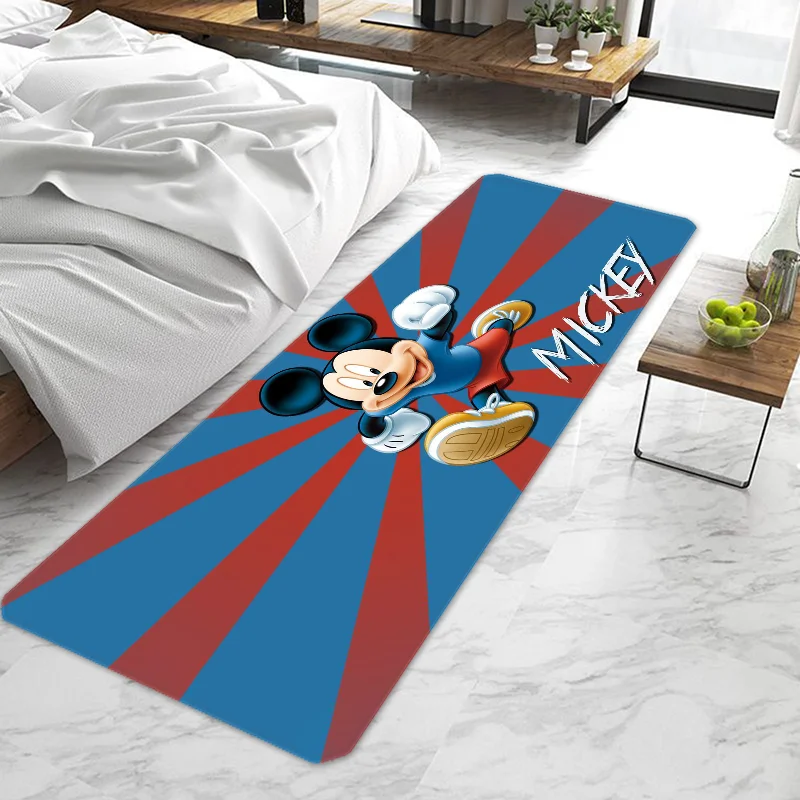 

Mickey Minnie Mouse Door Mat Entrance Doormat Non-slip Washable Kitchen Carpet Living Room Hallway Rugs Door Mats Bathroom Bath