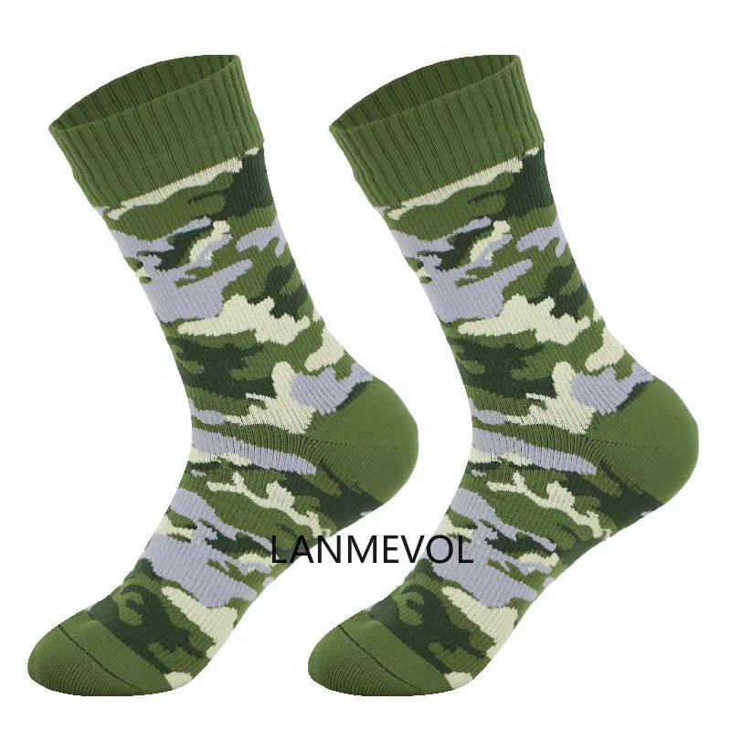 Camouflage Waterproof Socks waterproof socks water sport socks Hiking Outdoor Sports Climbing Hiking Camping Sock for Men Women