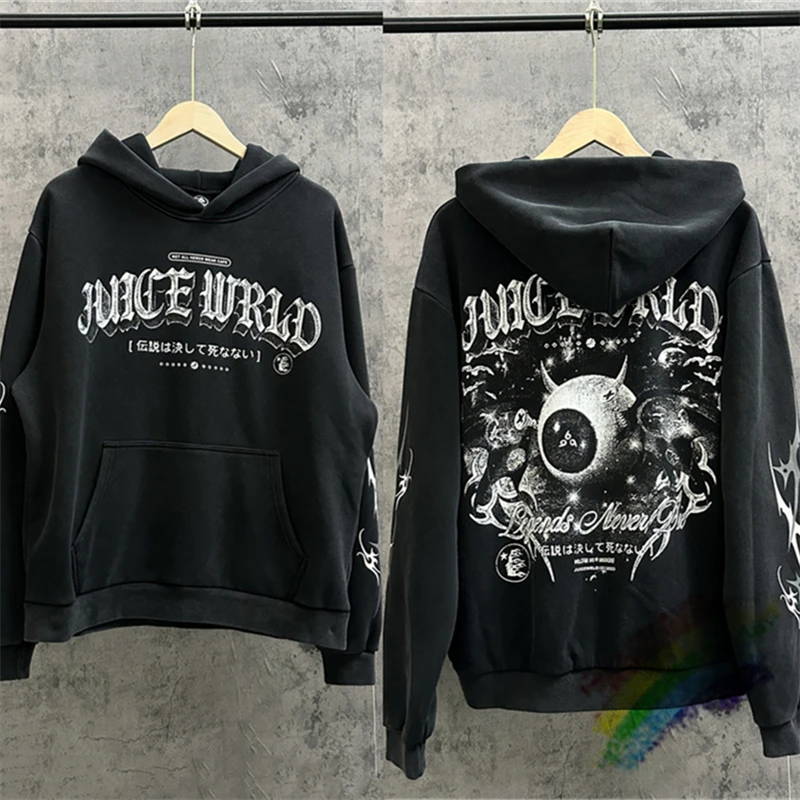 

Graffiti HELLSTAR Fleece Hoodie Men Women Best Quality Hip Hop Pullover Hooded