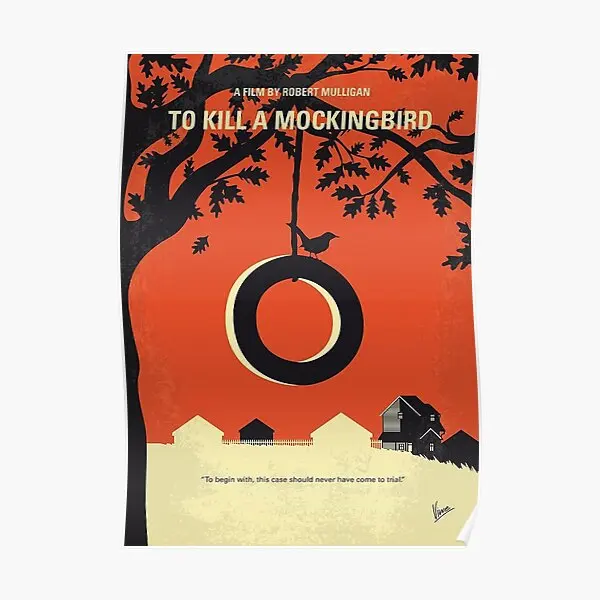 

No844 My To Kill A Mockingbird Минимальный плакат M, домашняя винтажная живопись, картина на стену, современное искусство, фотокомната без рамки
