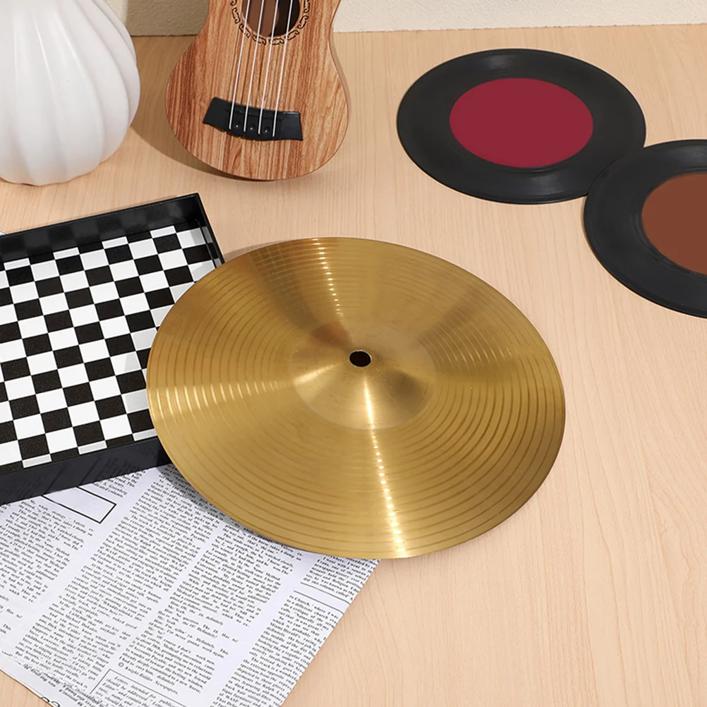 6 Inch Brass Cymbals For Drum Set Jazz Crash Musical Instrument Replacement Kit Gong Drum Accessories Percussion Sound Metal