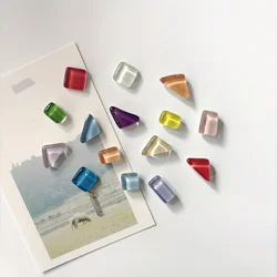 Charming Irregular Glass Figure Magnets for Home and Office Decor (5pcs mix)