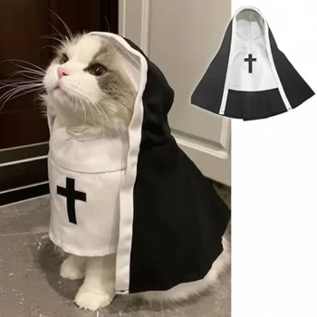 Funny Nun Pet Costume 1