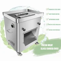 2200W Meat Slicer For Pork Beef Lamb Soft Vegetable Slicing Shredding Dicer Commercial Home Meat Cutting Machine 1