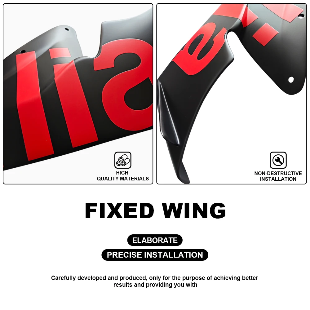Fairing Wind fixing wings For Aprilia GPR150R GPR250R 5 colors Motorcycle Accessories Winglet Aerodynamic Wing Kit Spoiler