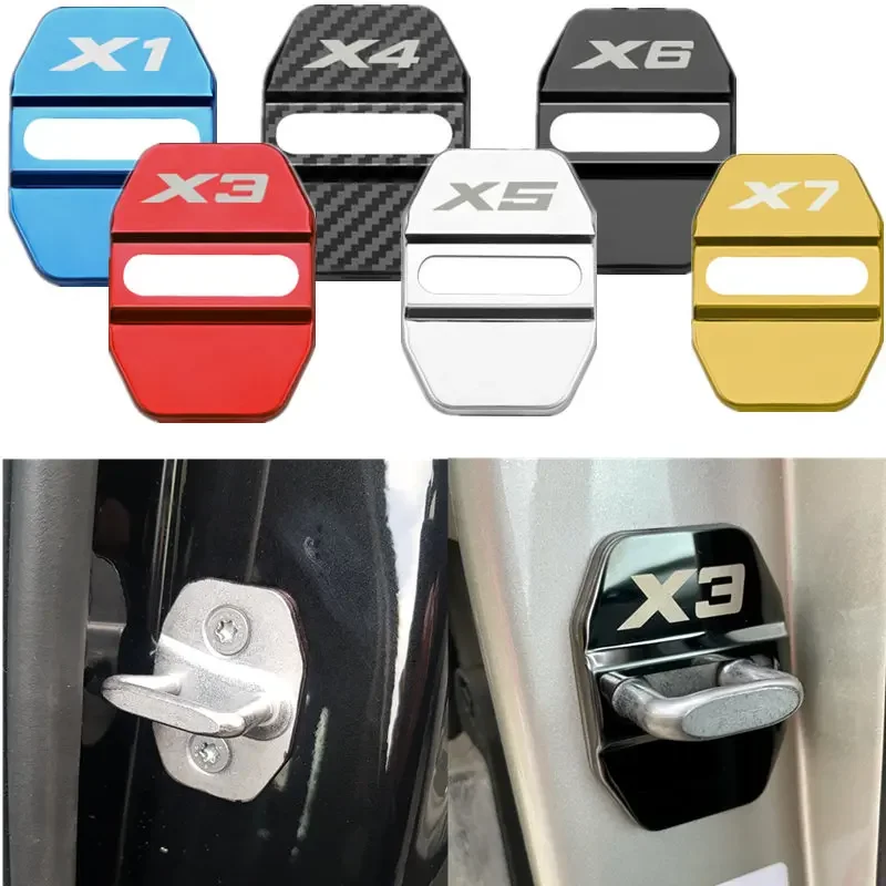 Крышка дверного замка автомобиля Strikers для BMW X1 E84 F48 X2 F39 X3 E83 G01 F25 X5 E53 E70 F15 G05 X4 G02 F26 X6 E71 F16 G06 X7 G07