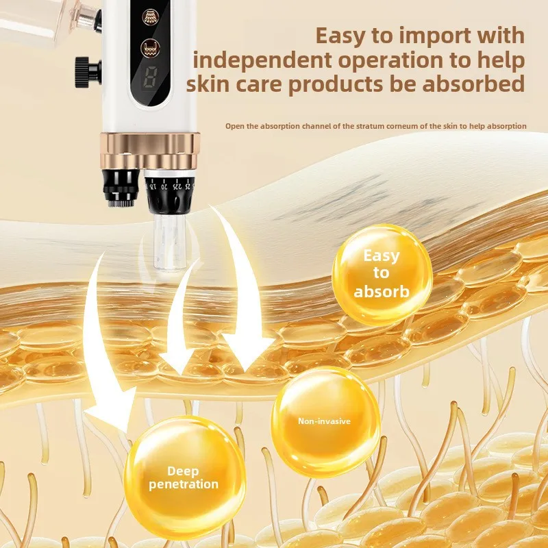 Nano Microcrystalline Oxygen Injection Instrument Facial Hydration Moisturization Light Water Essence Introduction Beauty Salon