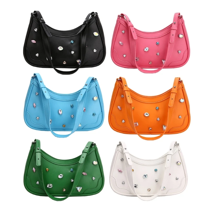 2023 PU Purse Simple Fashion Underarm Bag Large Capacity Versatile Shoulder Bags