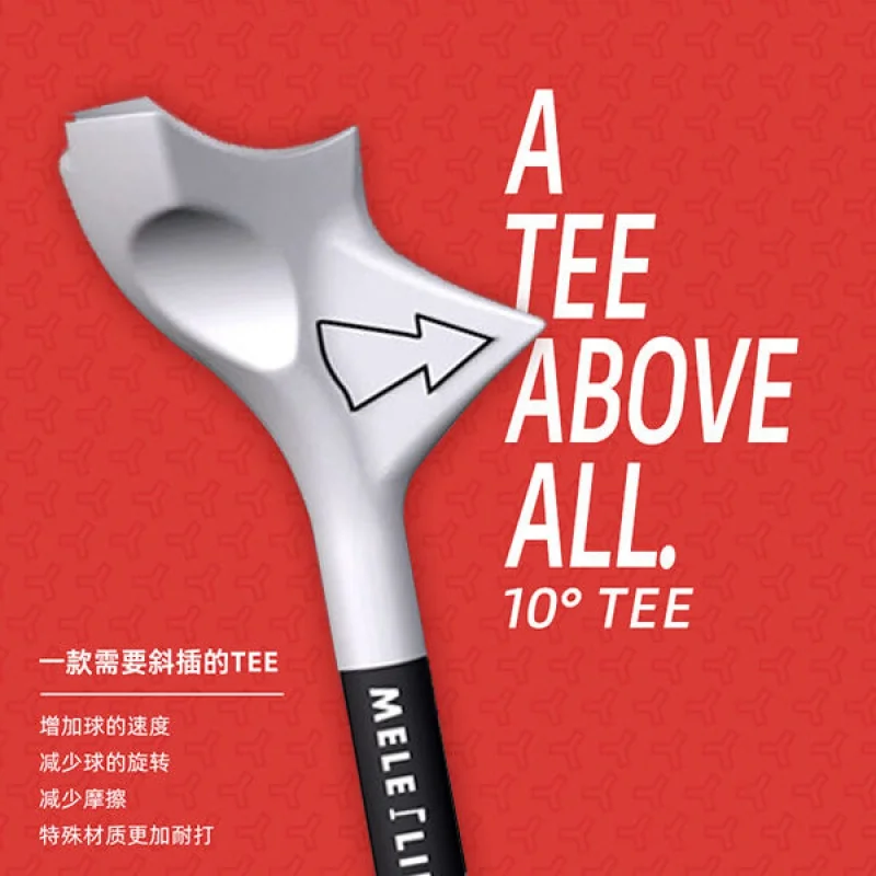 

Golf Spike Golf 10 Degree Tilting Tee Increase Distance Speed More Resistant to Hit 83mm Golf Tee
