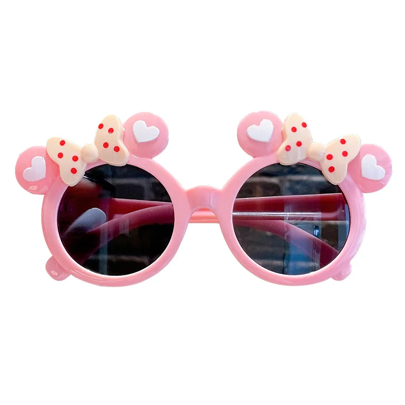2023 Children Cute Cartoon Sunglass Boy Girl Outdoor Sun Protection Summer Baby Sport Shade Glass Kid UV400_voghion.com