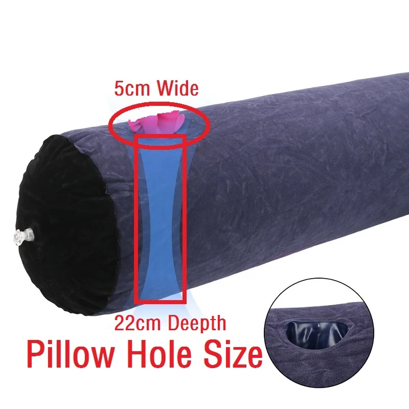 Female Masturbation Pillow Sex Toy Couples Sex Positions Assistance MultiFunction Portable Cylindrical Pillow With Hole Vibrator