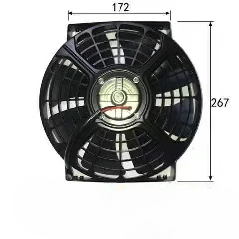 Automotive air conditioning/radiator suction and blowing fan electronic fan/condensing super strong fan 12V 24V 10 inch 80W