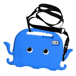 Kids' EVA Octopus Case with Shoulder Strap for Tab M9 9inch TB310FU (Blue)