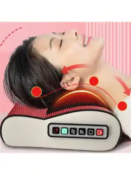 A Household Neck And Back Kneading Tool, Equipped With Multiple Adjustable Hot Compress Massage Functions 1