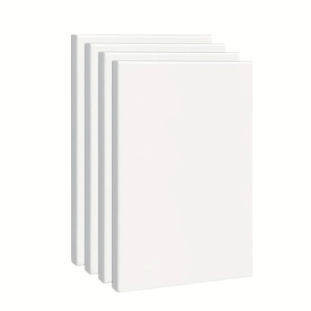 4pcs Paint Canvases For Painting, 8 X 12 Inches,  Acid Free Canvases , For Adults And Teens, White Blank Flat Canvas Boards