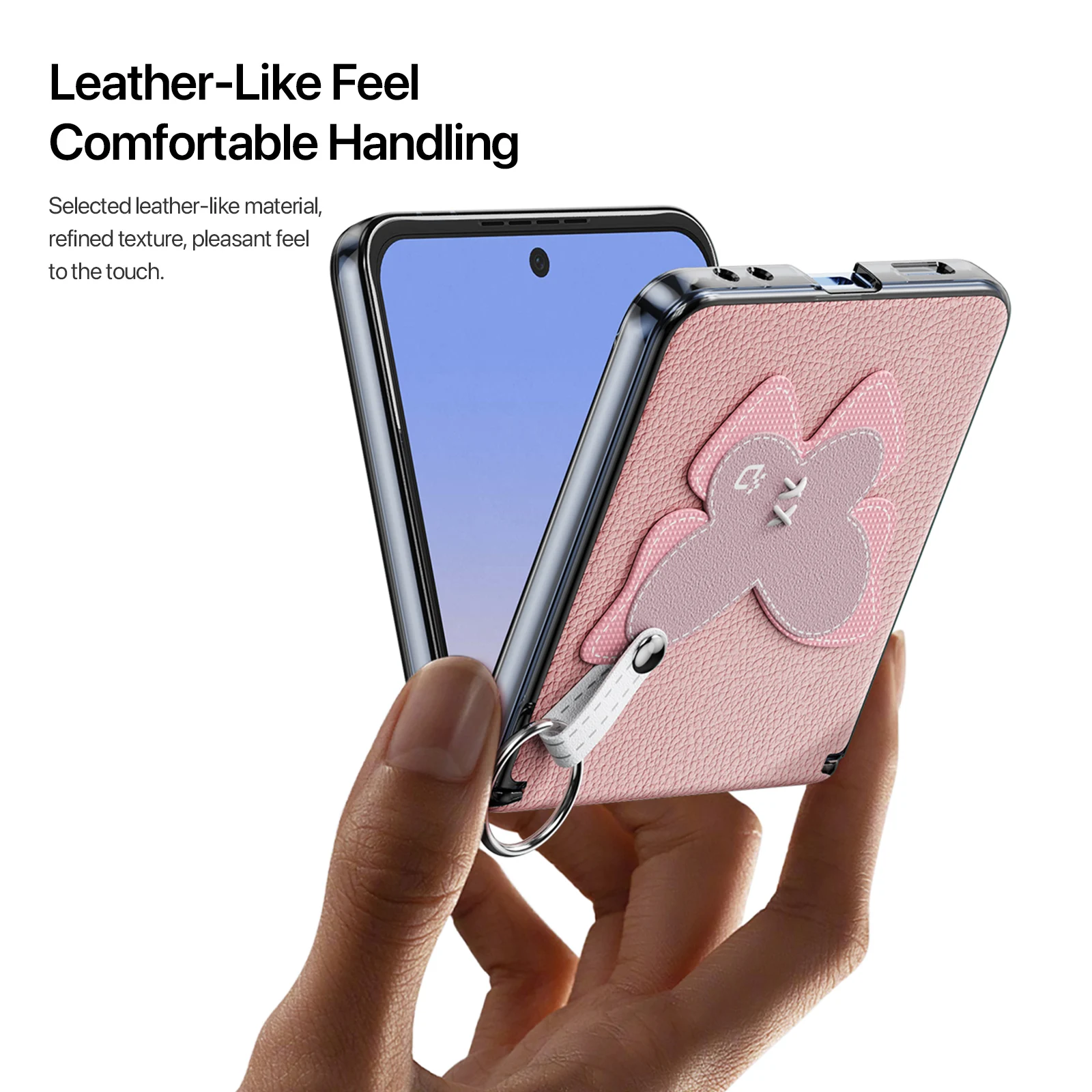 DUX DUCIS Ultra-Thin Leather Flip Case with Shockproof Full-Body Protection & Lanyard Design