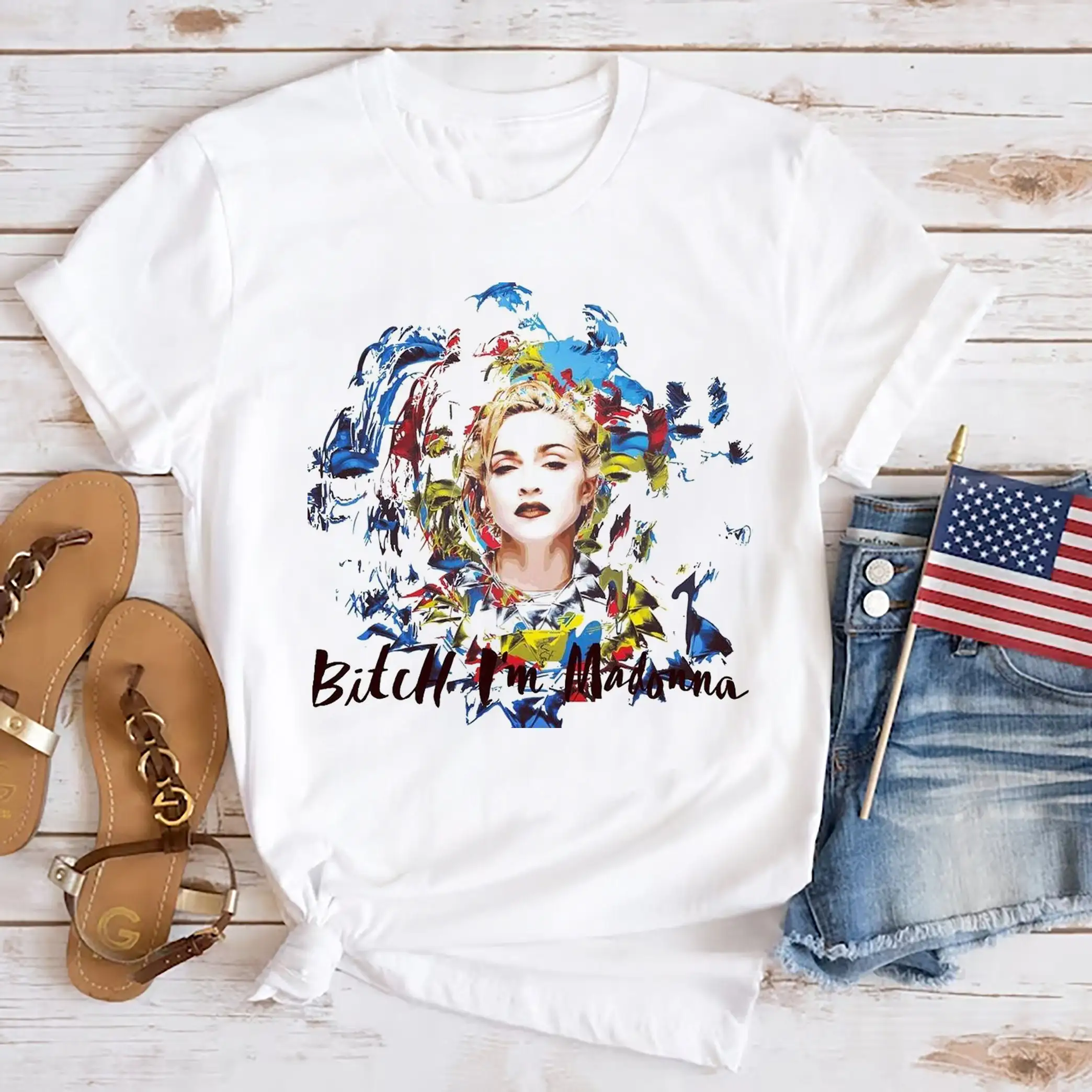 Btch I Madonna, Young Madonna, The Celebration Tour 2023 Madonna T-Shirt, Madonna Fan Lovers Shirt