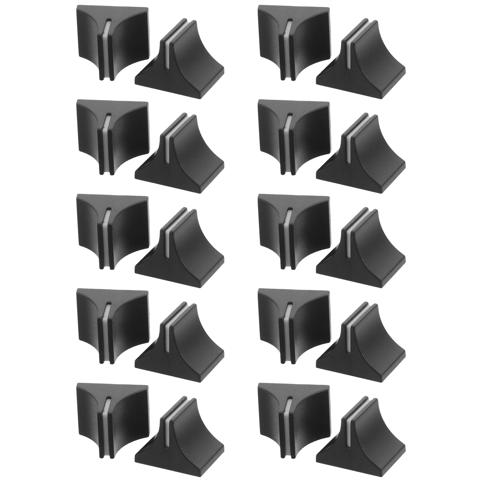20pcs 14*11*10mm Mixer Fader Knob Mixer Volume Fader Cap Straight Slide Potentiometer Push Key Cap Inner Hole 4MM