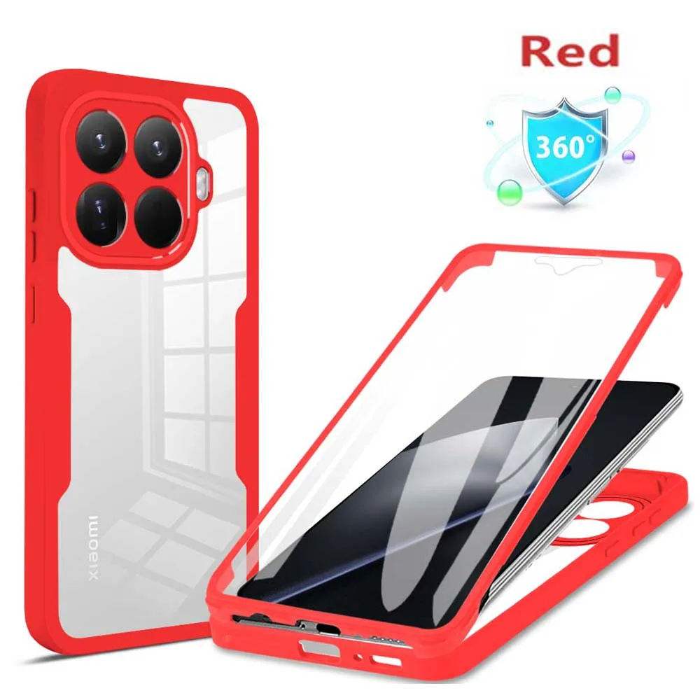 360 Double-Sided Shockproof Case with Built-in Screen Protector