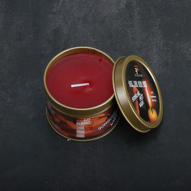 Tinplate low temperature candle low temperature beauty candle cylindrical husband and wife adult fun