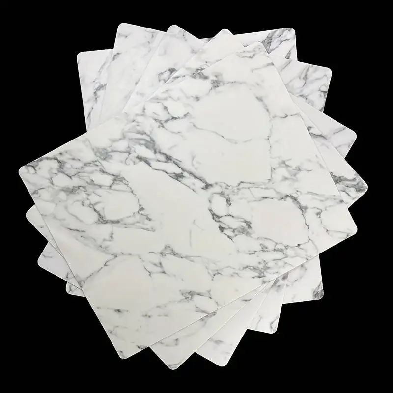 1pc Marble Pattern Nail Art Table Mat Nail Hand Rest Pad for Armrest Pad Soft Microfiber Faux Leather Mat nail art table mat nail arm rest nail hand rest