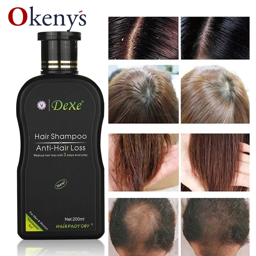 

200ml Dexe Hair Shampoo Set Anti-hair Loss Chinese Herbal Hair Growth Product Prevent Hair Treatment for Men & Women