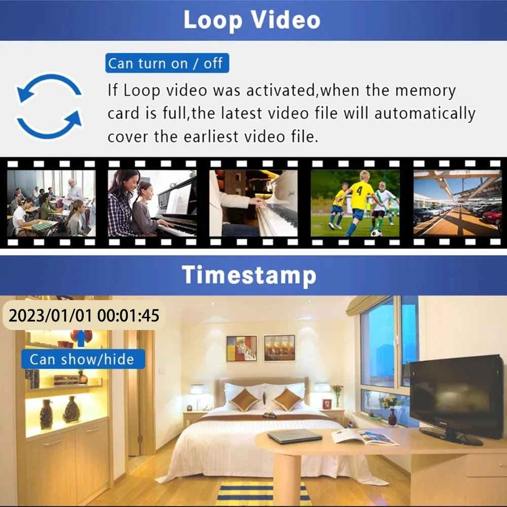 S63a169f13e214604a176e788e66a726c9 HD 1080P Mini Camera Portable Wireless WiFi Camera Video Recorder Motion Detection Surveillance Camcorder Support Remote View Mallzona