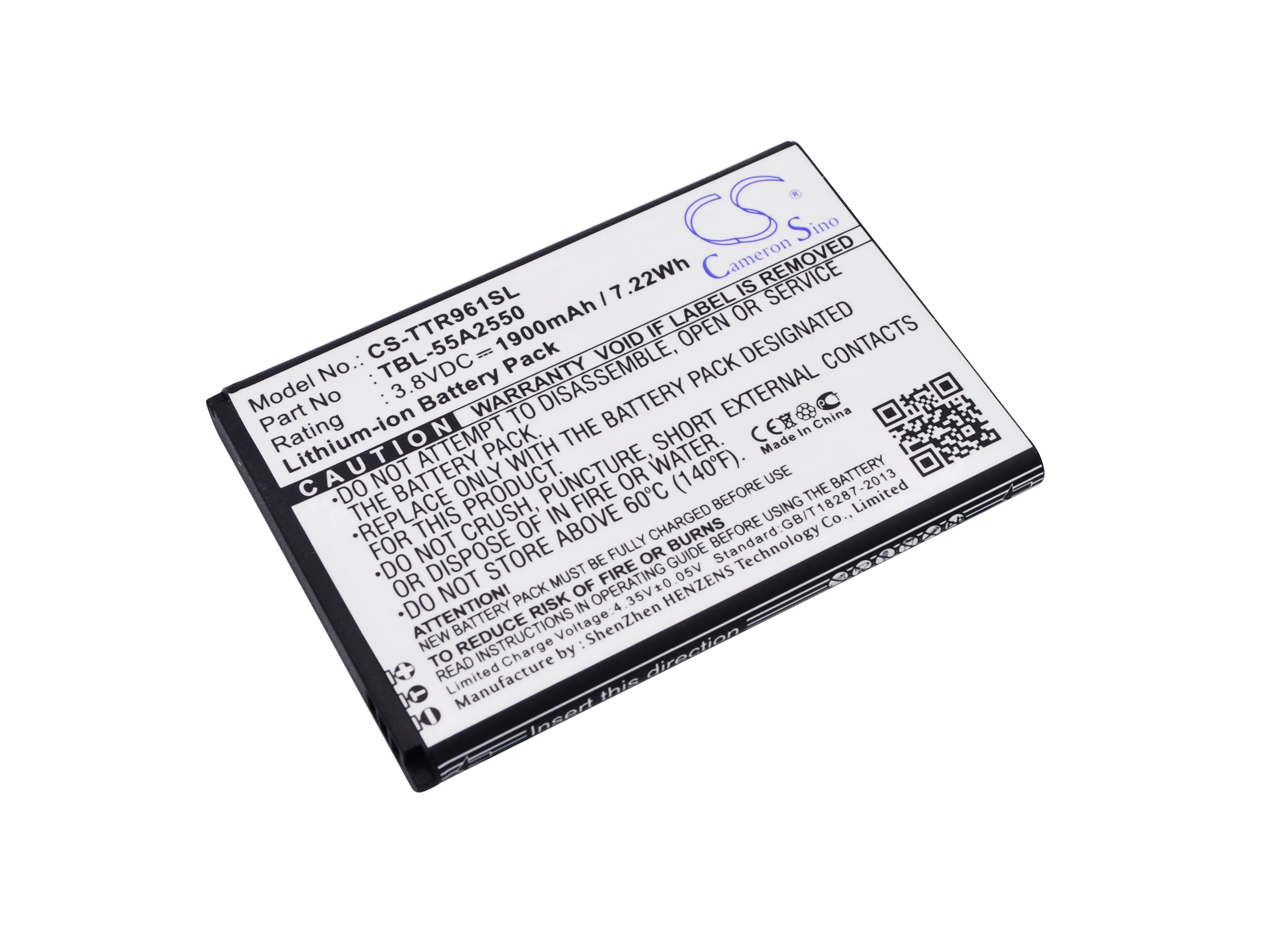 Batteria 1900Mah Tp Tbl-55A2550 Per Tp-Link Tl-Tr961 M7350 Ver 2 M7350
