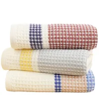 2023 New Pure Cotton Gauze Towel Gift Honeycomb Waffle Face Towel Daily Necessities Face Towel Pure Cotton Wholesale 5