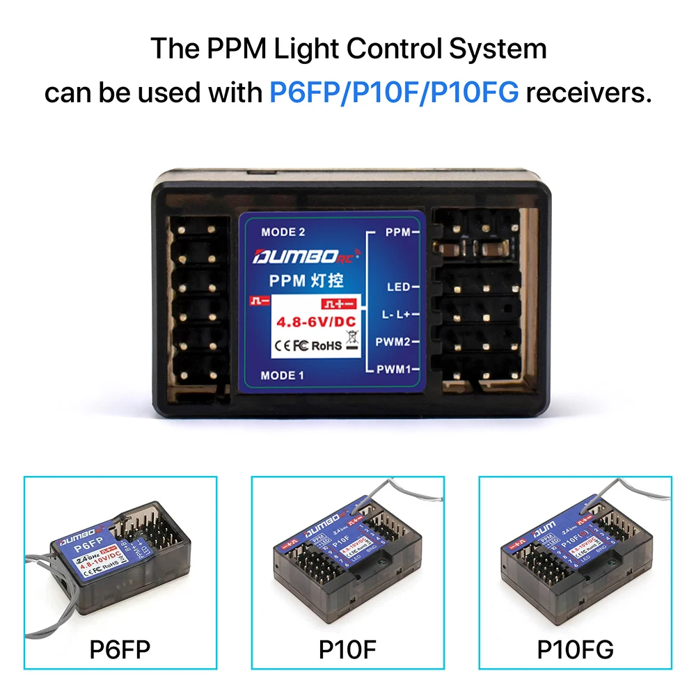 PPM Leuchtsystem fÃ¼r RC-Simulator - 4er-Set