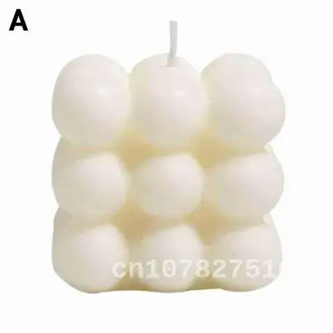 

Bubble Cube Candle Soy Wax Aromatherapy Candle Ins Style Small Creative Scented Candle Desktop Ornaments Photo Props Best Gifts