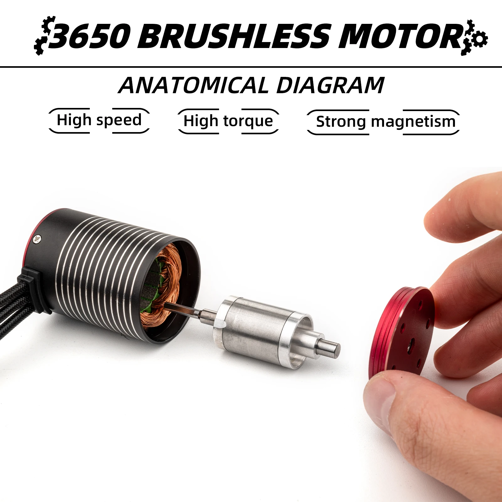 Contrôleur ESC Brushless 120A pour Voiture RC, Programmable